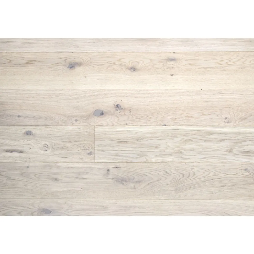 Lautaparketti Baltic Wood Intro Tammi Cottage, 1-sauva, 12,5mm, valkoinen mattalakattu