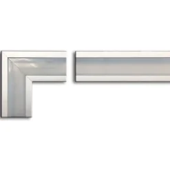 LED-boordilista Euroshrink 301A, alumiini, 23mm x 2.5m, mattahopea