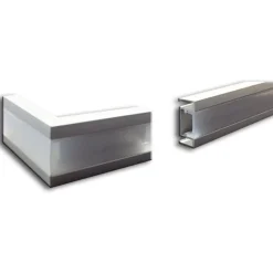 LED-boordilistan ulkokulmapala Euroshrink E-301A, alumiini, eri värejä