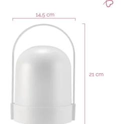 LED-lyhty Paulmann Pauleen Mobile Shine, valkoinen