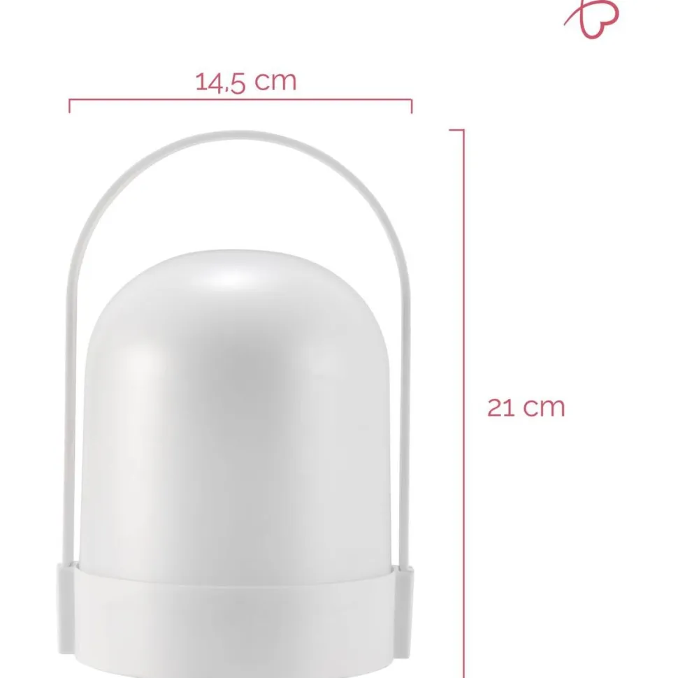 LED-lyhty Paulmann Pauleen Mobile Shine, valkoinen
