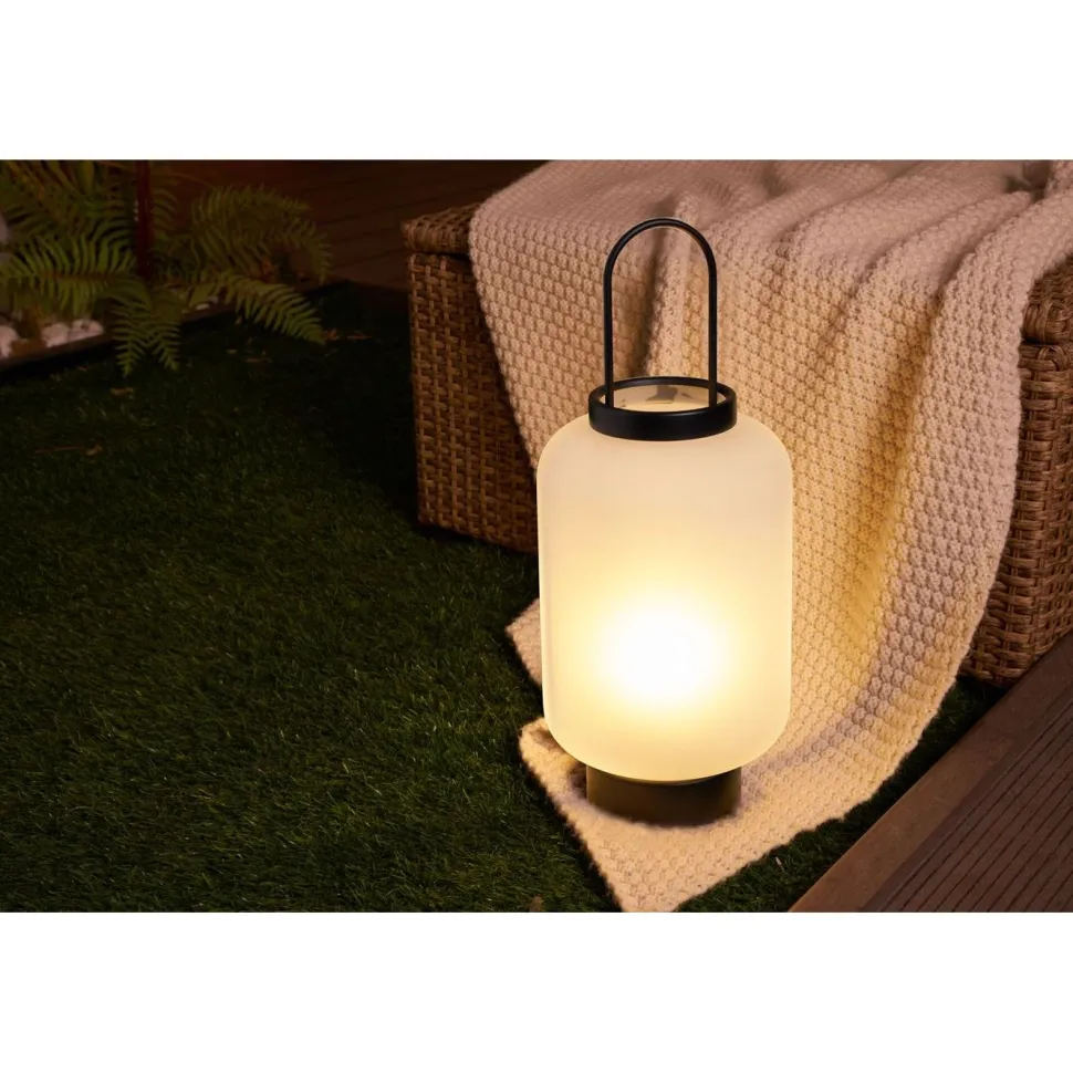 LED-lyhty Paulmann Pauleen Mobile Glow, 2700K, musta