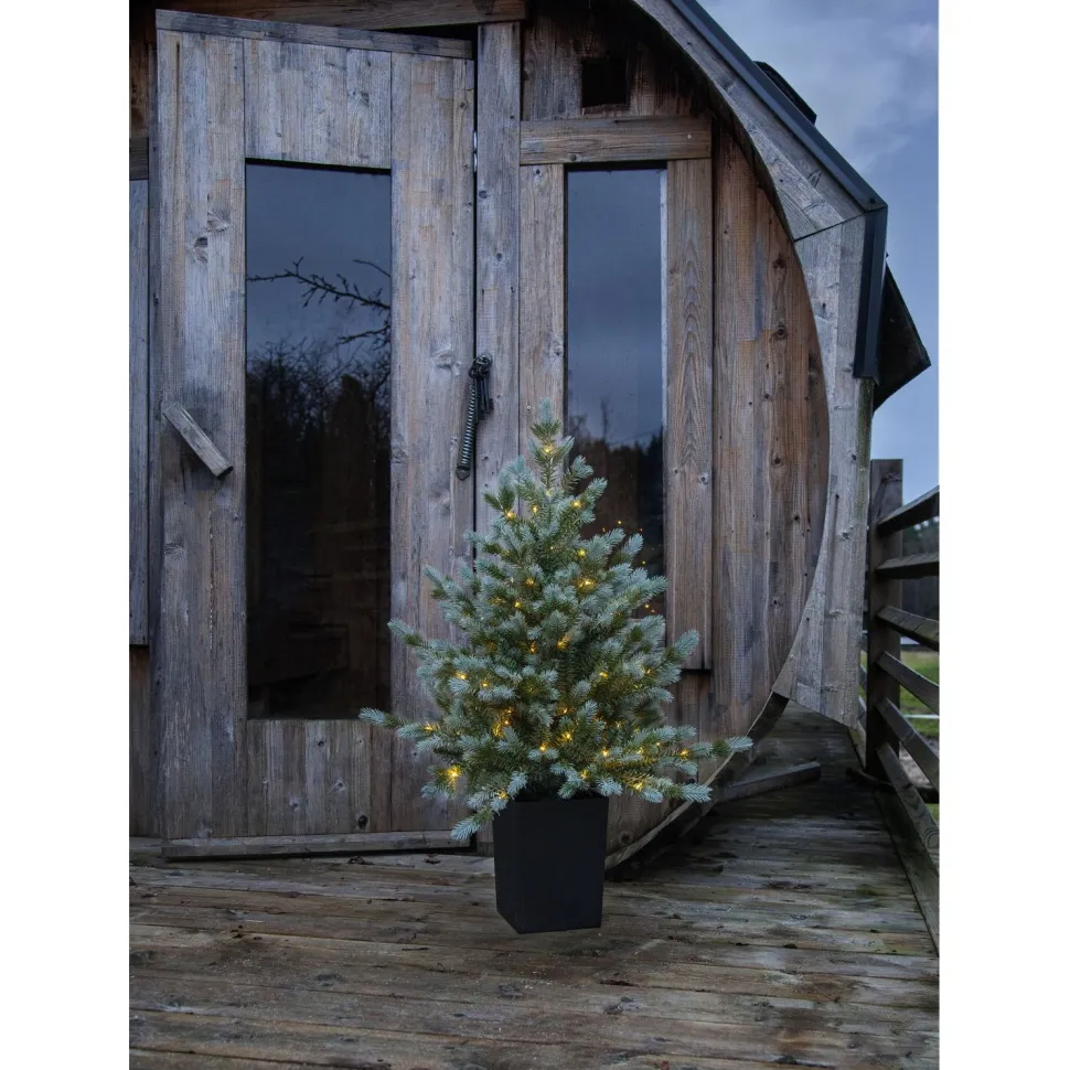 LED-valaistu joulukuusi Star Trading Greyland, 95cm, vihreä