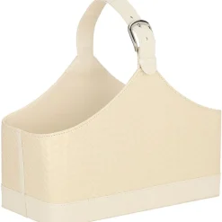 Lehtikori Home4You WILMA 37,5x17,5x27 cm, valkoinen