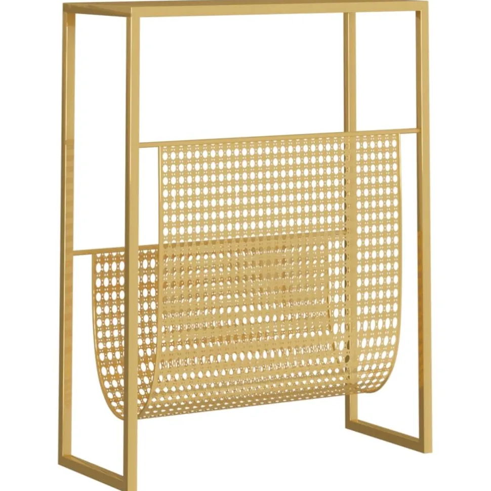 Lehtiteline musta 35x15x45 cm teräs (31668)