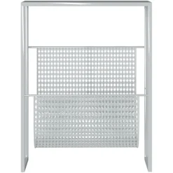 Lehtiteline musta 35x15x45 cm teräs (31668)