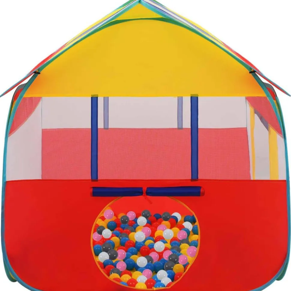 Leikkiteltta 123x120x126 cm 550 pallolla eri värejä