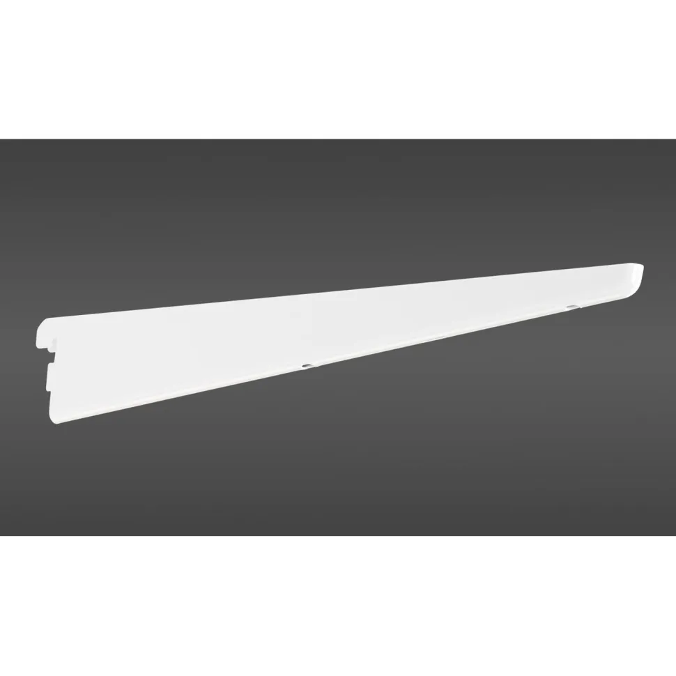 Levyhyllyn kannatin tankopidin reiällä Elfa 40 Classic 370x13x61 mm valkoinen