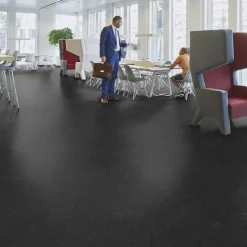 Linoleumilaatta Forbo Marmoleum Click Black Hole 30x60 cm tumma harmaa