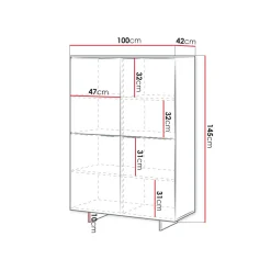Lipasto ALMA 4D, beige (2279)
