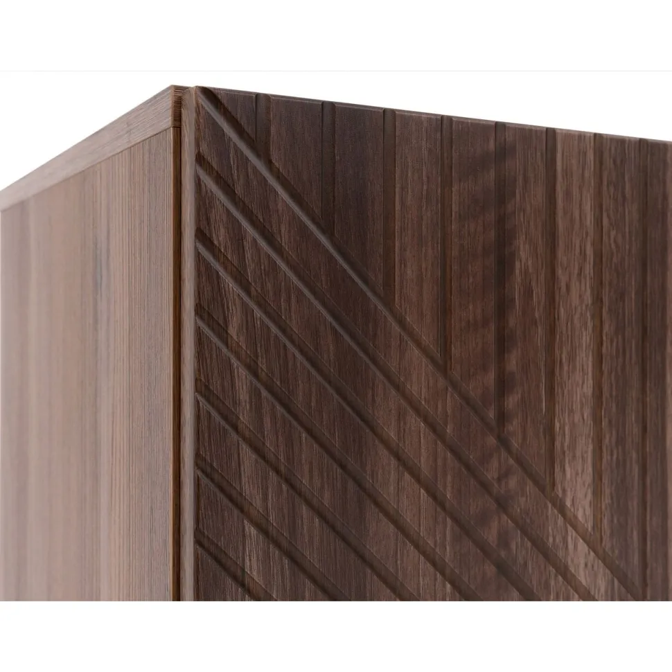 Lipasto ART DECO 4D, ruskea (2364)