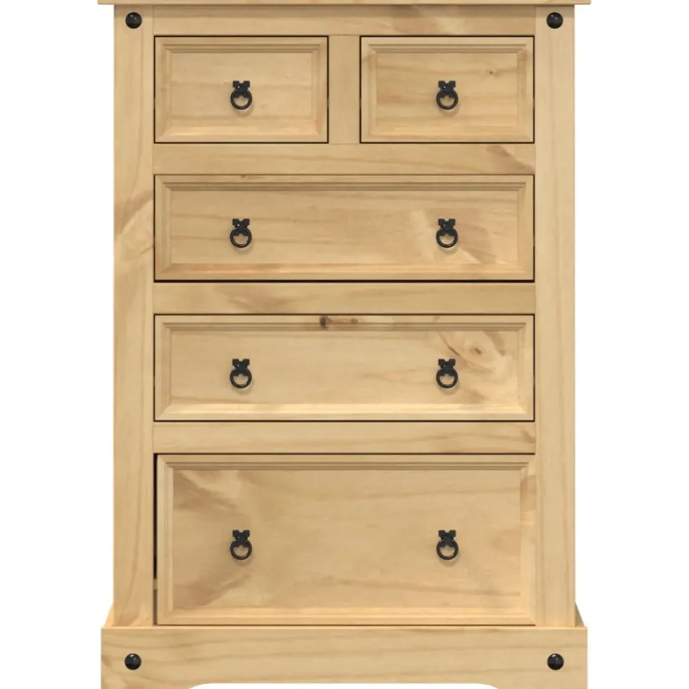 Lipasto Corona 80x43x114 cm täysi mänty (05671)