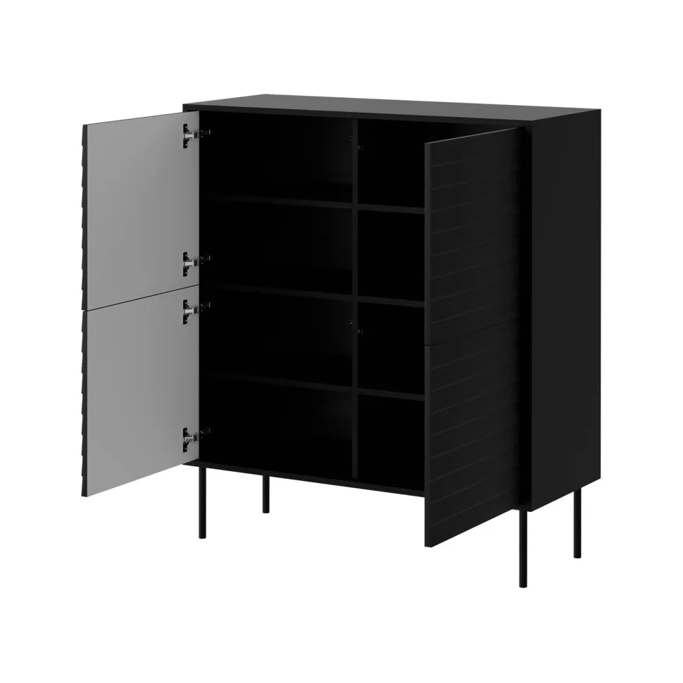 Lipasto CORTINA 100 4D, musta (9737)