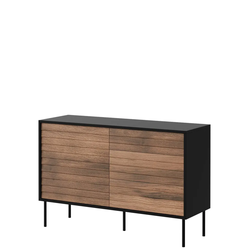 Lipasto CORTINA 120 1D3S, musta/ruskea (9768)