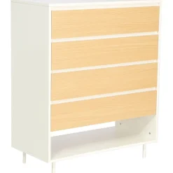 Lipasto Home4You HERTA 80x40xK97 cm, valkoinen