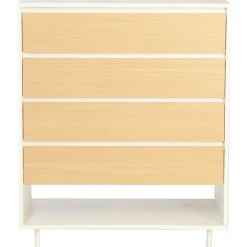 Lipasto Home4You HERTA 80x40xK97 cm, valkoinen