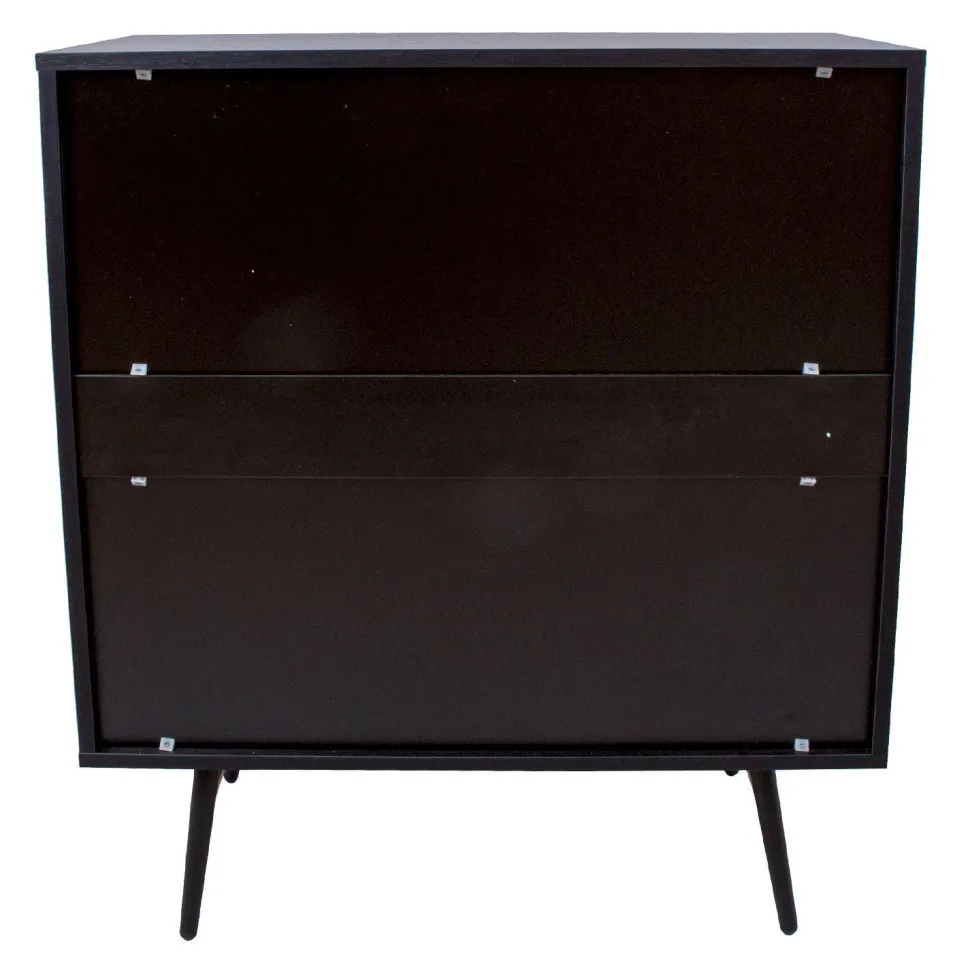 Lipasto Home4You Luxemburg 80x40x90cm, musta