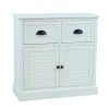 Lipasto Home4You Meldon 75x33x75cm, valkoinen