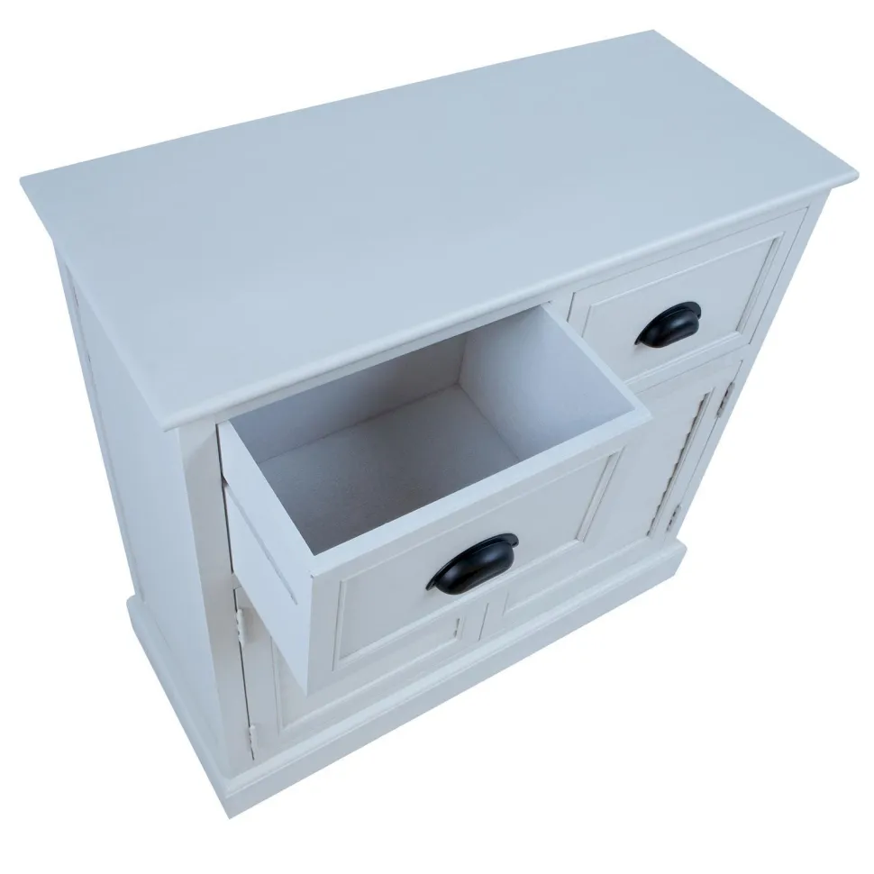 Lipasto Home4You Meldon 75x33x75cm, valkoinen