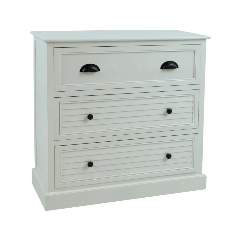 Lipasto Home4You Meldon 80x35x80cm, valkoinen