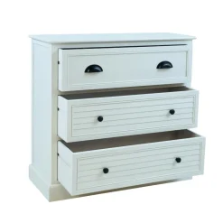 Lipasto Home4You Meldon 80x35x80cm, valkoinen