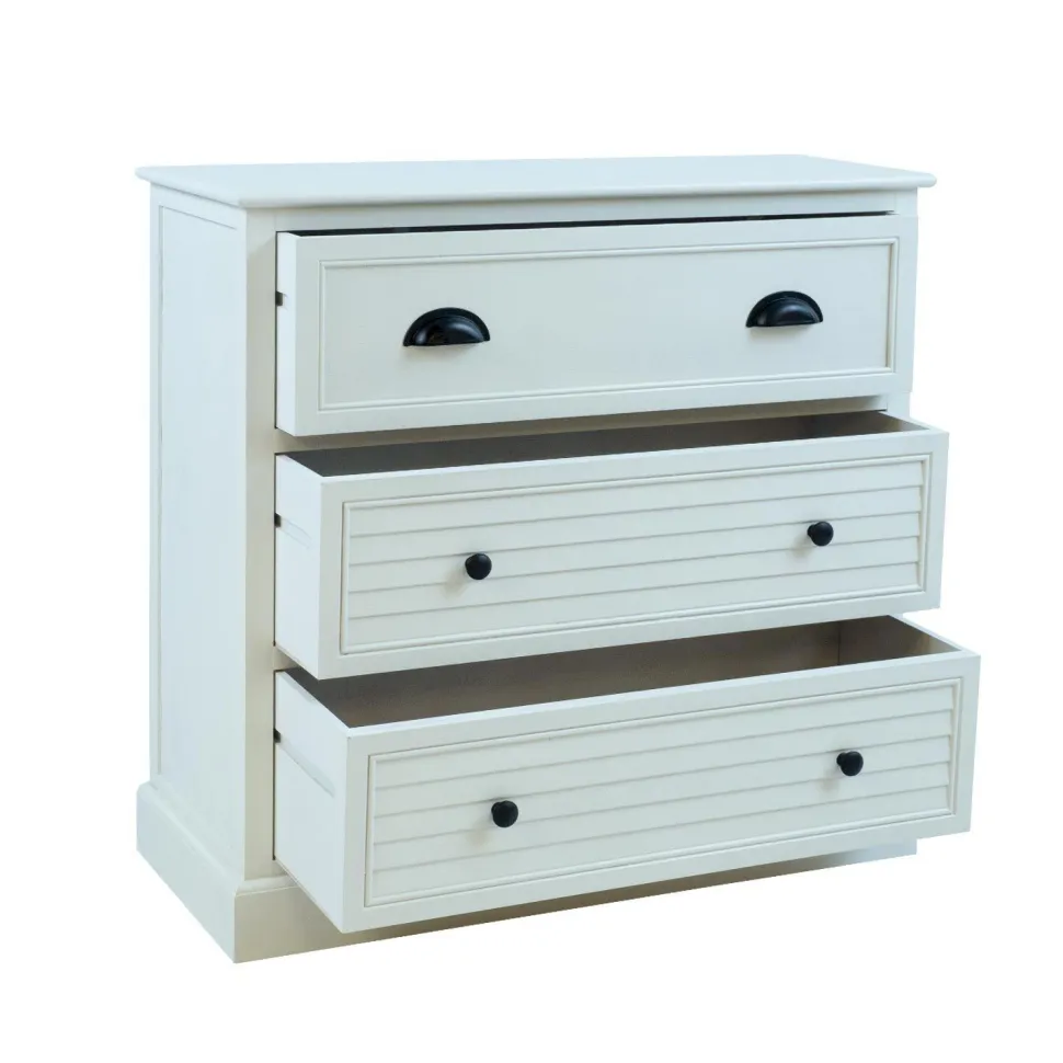Lipasto Home4You Meldon 80x35x80cm, valkoinen