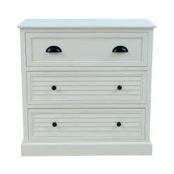 Lipasto Home4You Meldon 80x35x80cm, valkoinen
