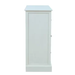 Lipasto Home4You Meldon 80x35x80cm, valkoinen