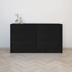 Lipasto Inaria Koti, 3+3 laatikkoa, mittatilaus, grafiitinharmaa