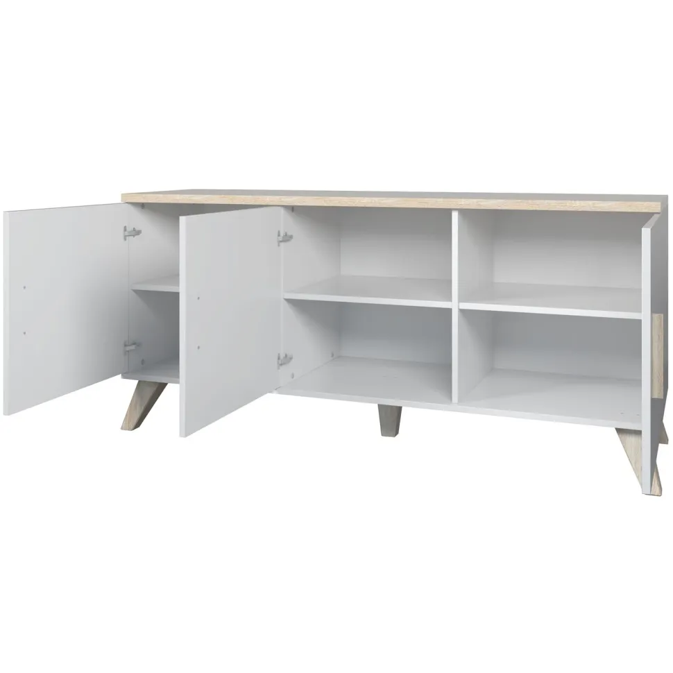 Lipasto LOTTA 150 3D, valkoinen/beige (6457)
