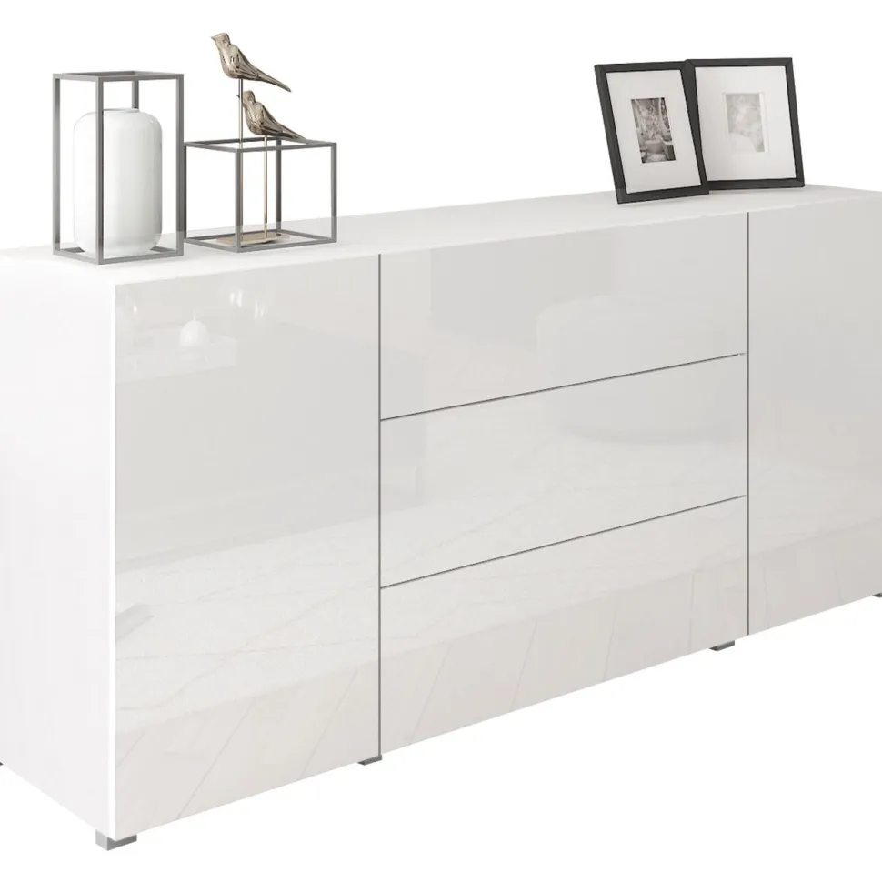 Lipasto Nomla BERLIN 150, 150x68cm, valkoinen