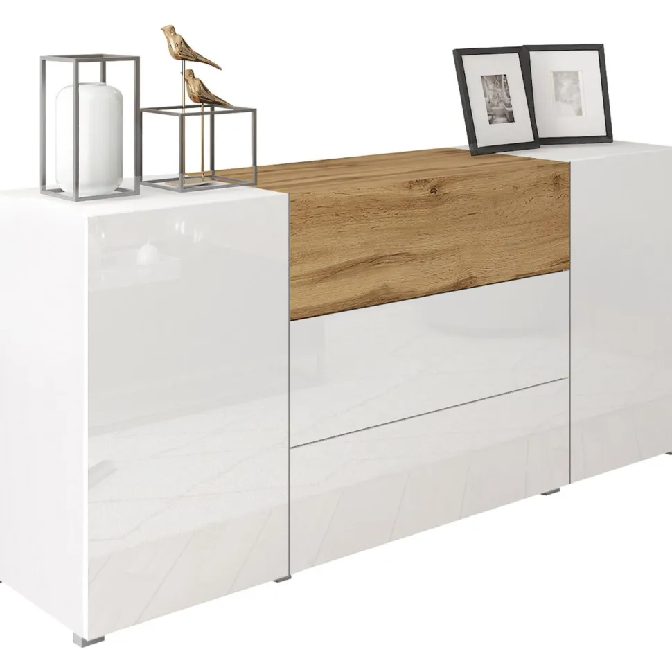 Lipasto Nomla BERLIN 150, 150x68cm, valkoinen