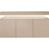 Lipasto Nomla 3D 160 GLOSSA 08, LED-valaistuksella, 83x160cm, beige