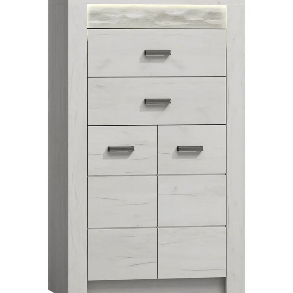 Lipasto Nomla INDIANAPOLIS 6, 127x76cm, tummanruskea