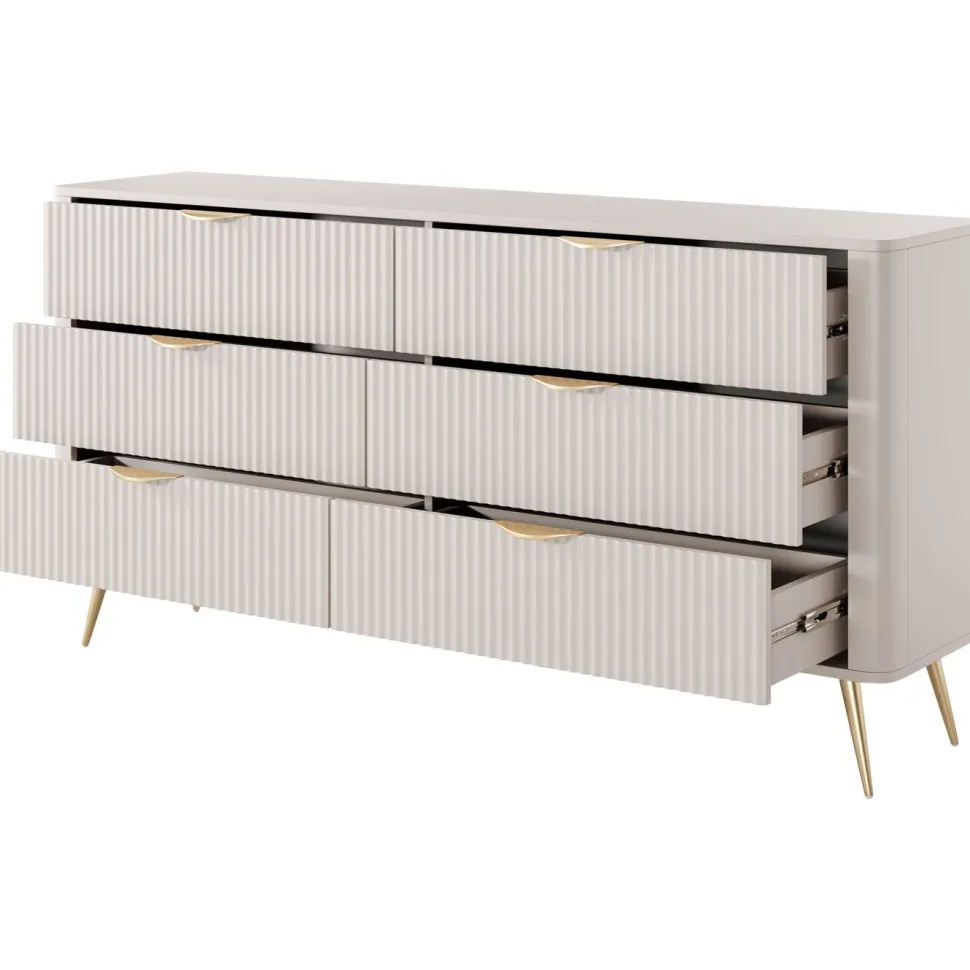 Lipasto Nomla 6S LANTE, 82x164cm, musta