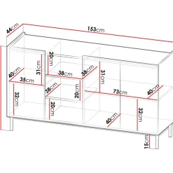 Lipasto Nomla SYSTEM 72, 85x153cm, beige