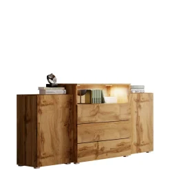Lipasto 2 ovea 3 laatikkoa URBAN URBIII1500, beige/valkoinen (2826)