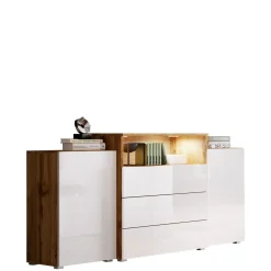 Lipasto 2 ovea 3 laatikkoa URBAN URBIII1500, beige/valkoinen (2826)