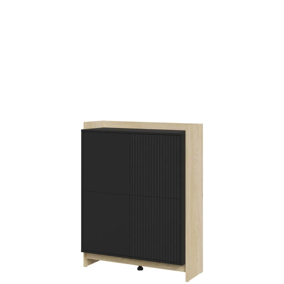 Lipasto PORTO 100 4D, beige/musta (6190)