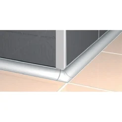 Listan ulkokulma Progress Profiles 10mm anodisoitu alumiini