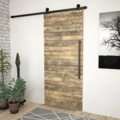 Liukuoven asennussarja malli 2 leveys 200 cm musta