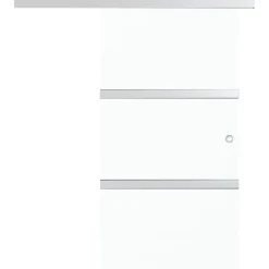 Liukuovi ESG-lasi ja alumiini 90x205 cm hopea