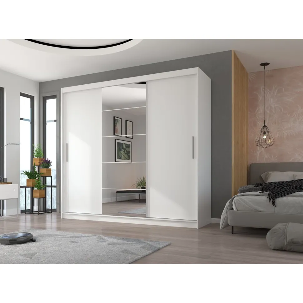 Liukuovikaappi ADKR Erwin 235, valkoinen