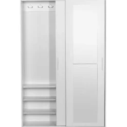 Liukuovikaappi Linento Furniture Prt-620-Bb-3 valkoinen