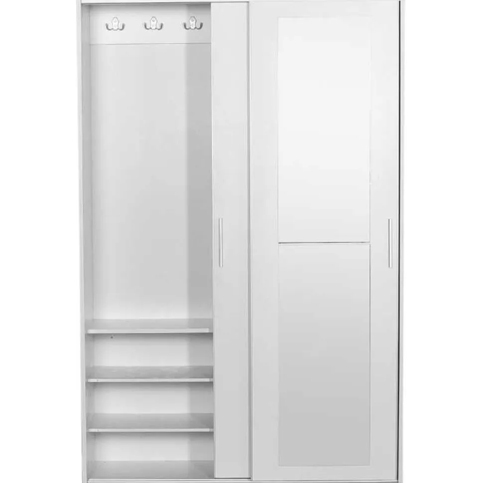 Liukuovikaappi Linento Furniture Prt-620-Bb-3 valkoinen