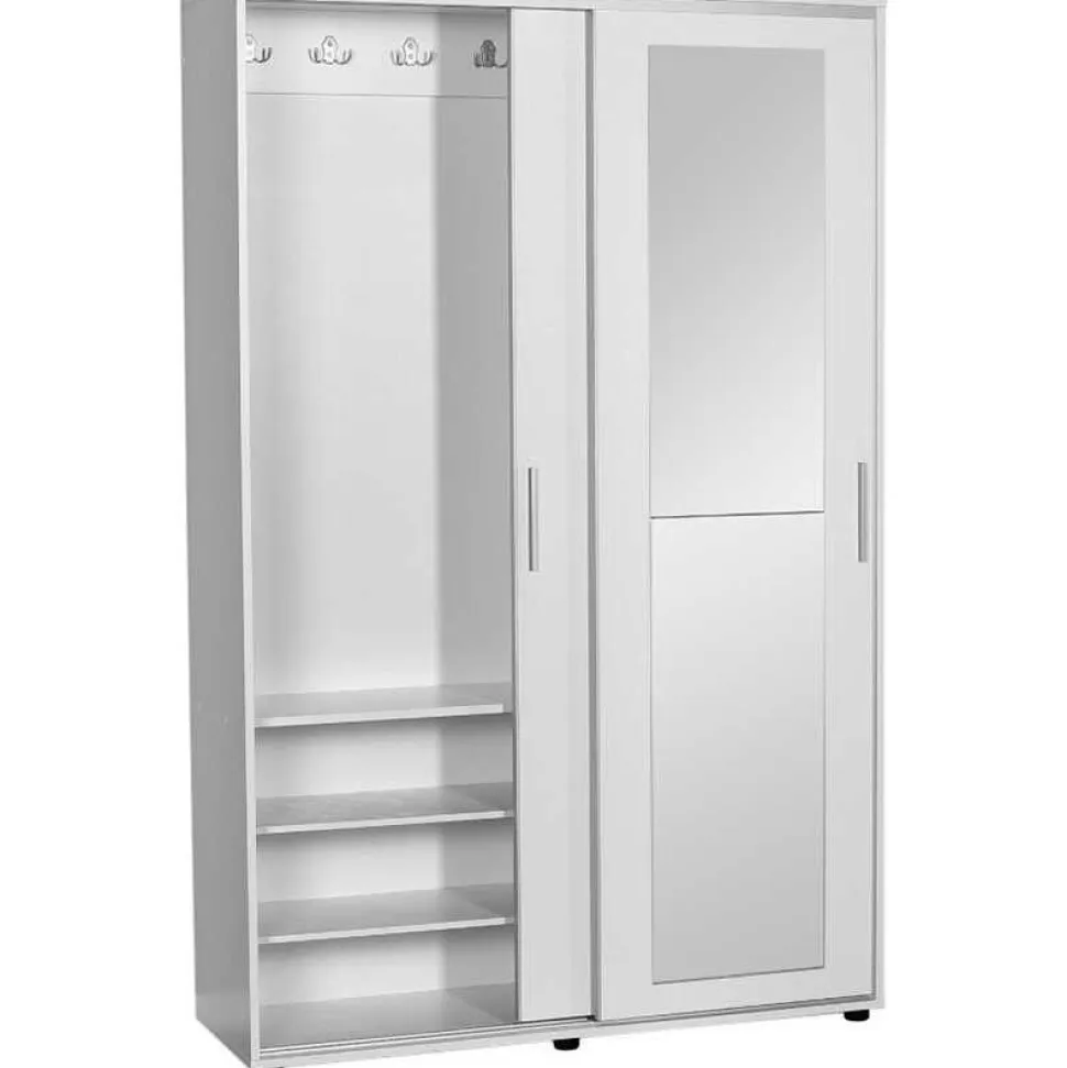 Liukuovikaappi Linento Furniture Prt-620-Bb-3 valkoinen