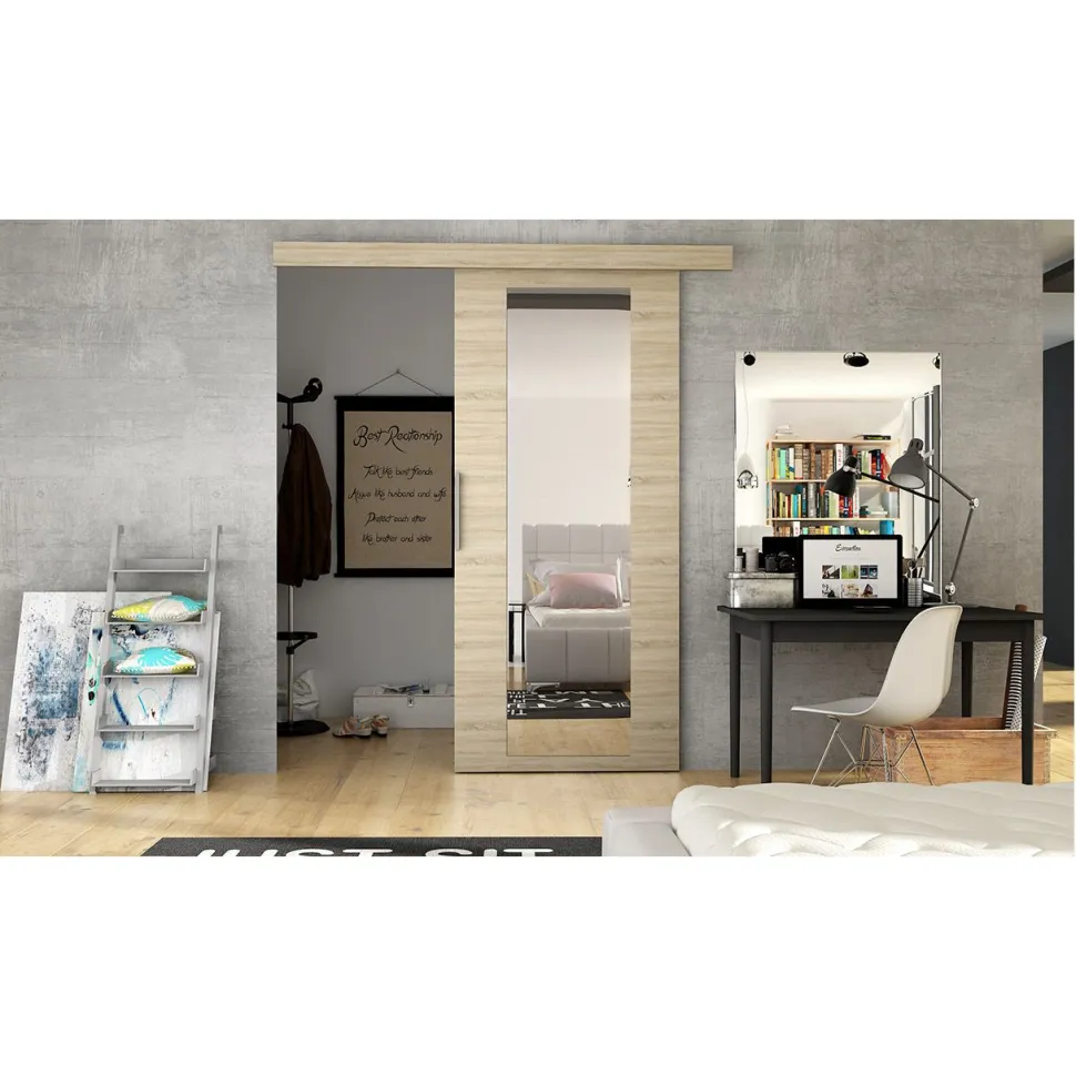 Liukuovi LEO IV + itsesulkeutuva mekanismi, beige (3602)
