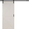 Liukuovi Mirror Line Ladon Ovi -valmispaketti 914 mm valkoinen