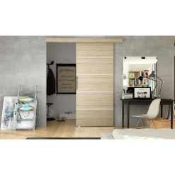 Liukuovi RUBI III + itsesulkeutuva mekanismi, beige (6871)