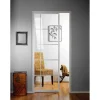 Liukuovi seinän sisään Stella Pocket Door M10 ristikko 1025x2040mm valkoinen